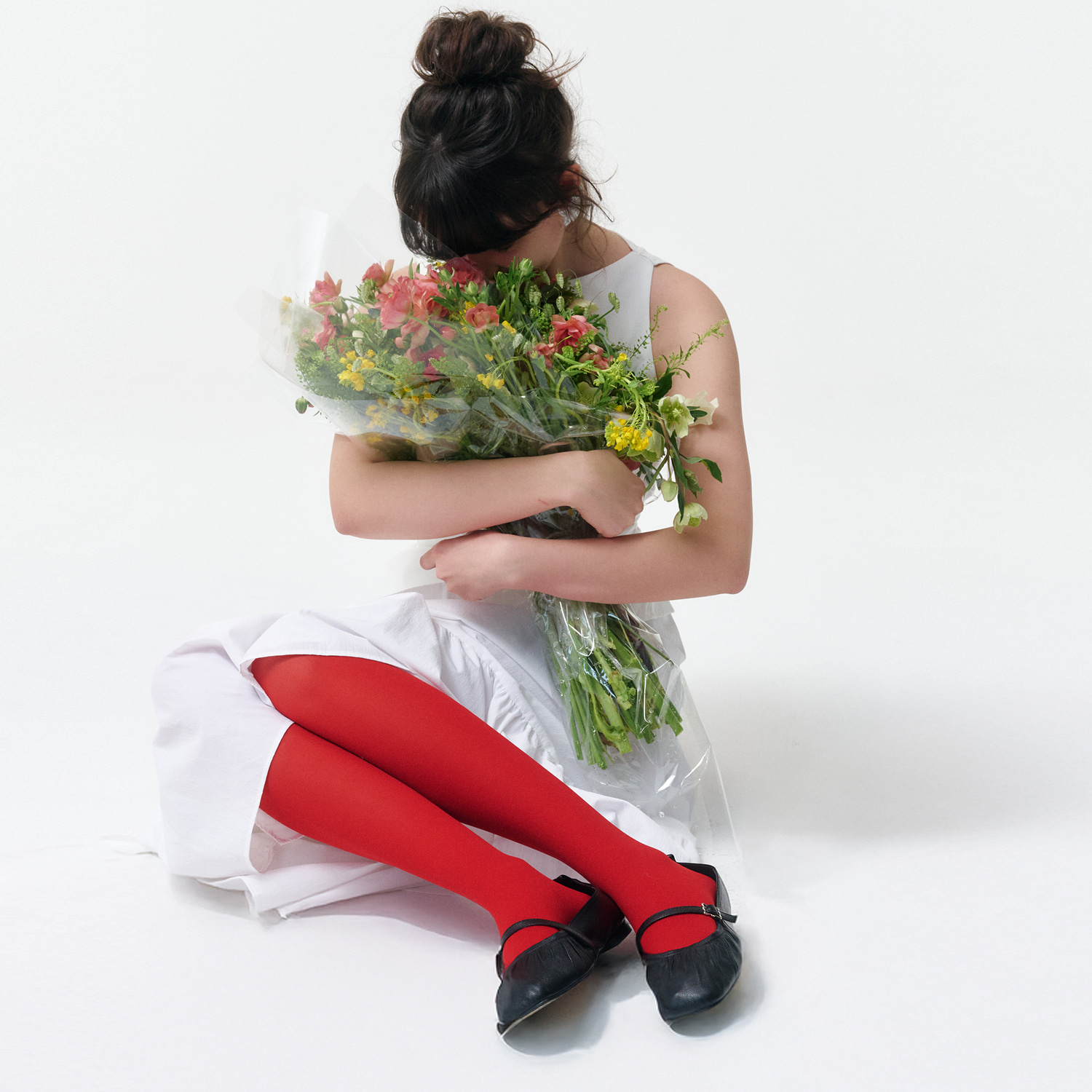 Shirring Maryjane Flat - 2color