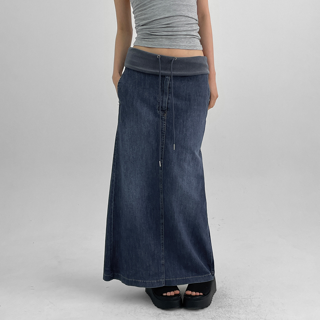 ロングデニムスカート デニムロングスカート | ファッション通販サイト NUGU