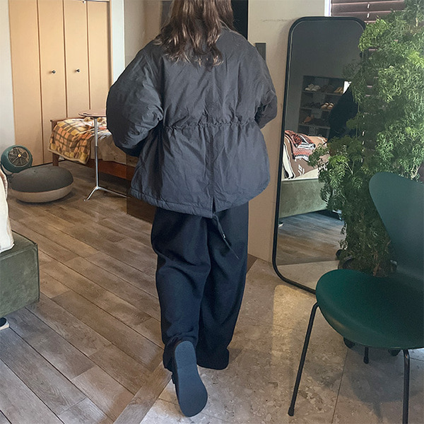 【 nugu klee 】ポケットバンディングジャンバー　khaki nugu klee 】ポケットバンディングジャンバー khaki