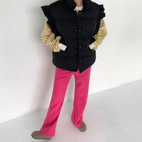 TO BE CHIC フリル ダウンベスト 42 フリルショルダーダウンベスト | ファッション通販サイト NUGU