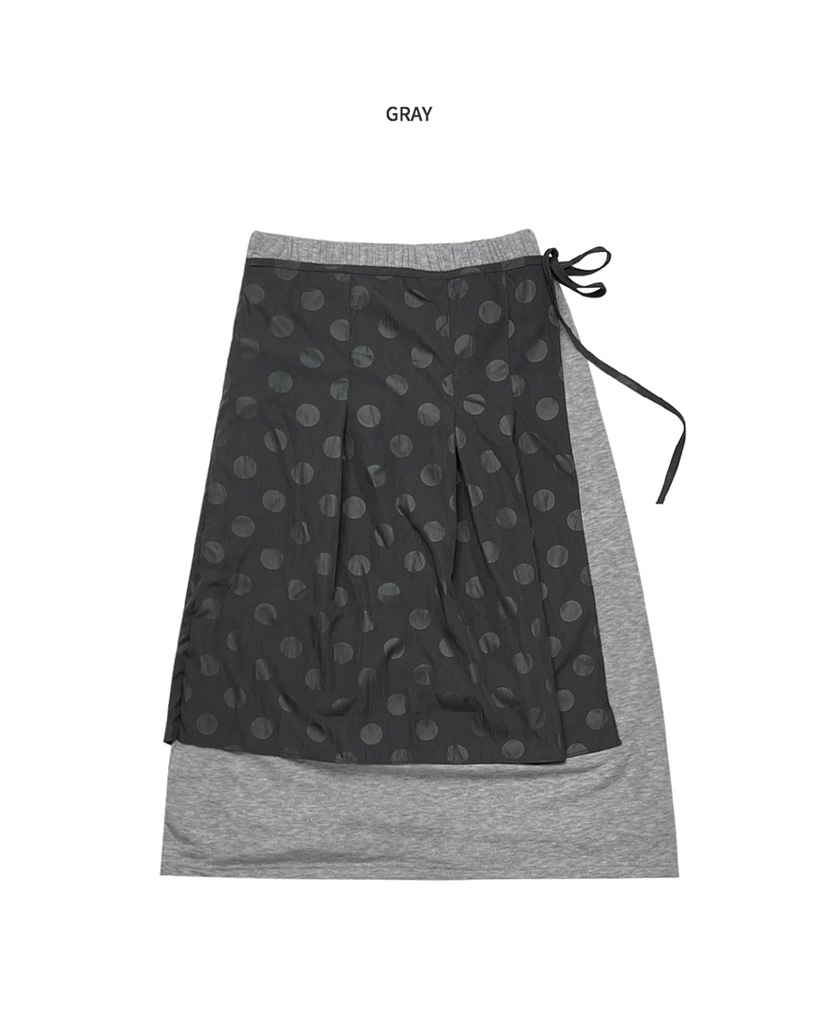 South2West8 ラップスカート　グレー　フリーサイズ South2West8 ラップスカート グレー フリーサイズ GeeRA（ジーラ