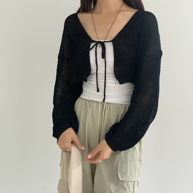 タイボレロカーディガン
