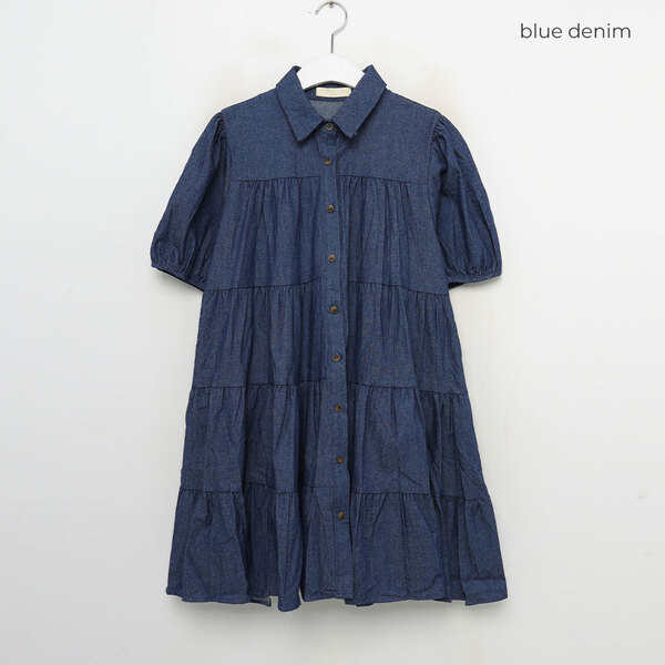 M's gracy♡ソフトデニム♡ティアードワンピース♡期間限定 M's gracy