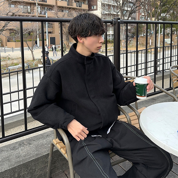 スタンドカラーショートジャケット | ファッション通販サイト NUGU