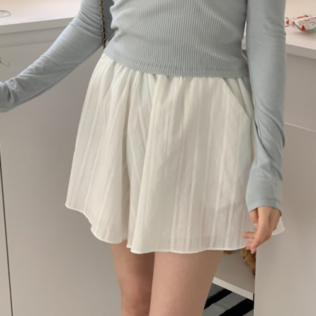 Findieレディーススカートパンツキューロット