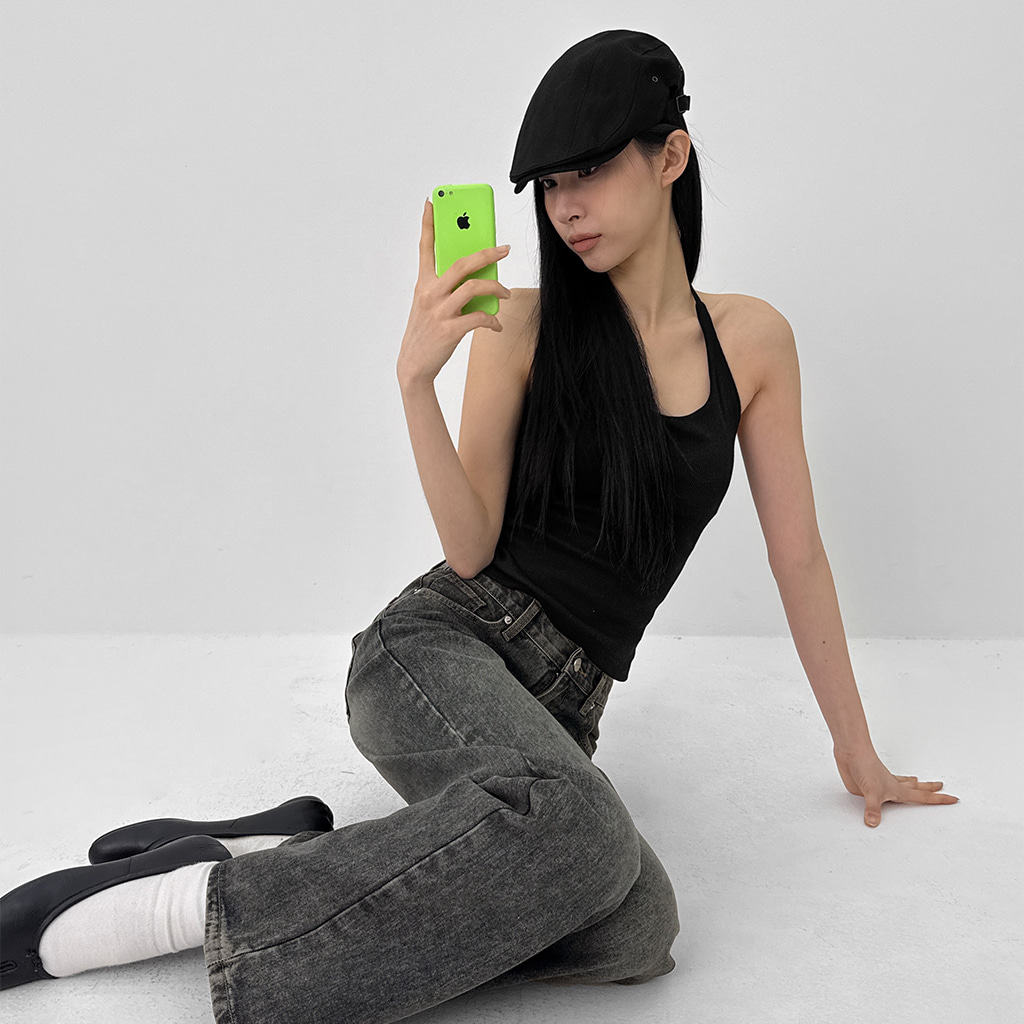 [original] (カップ付き) ホルターネック ノースリーブ