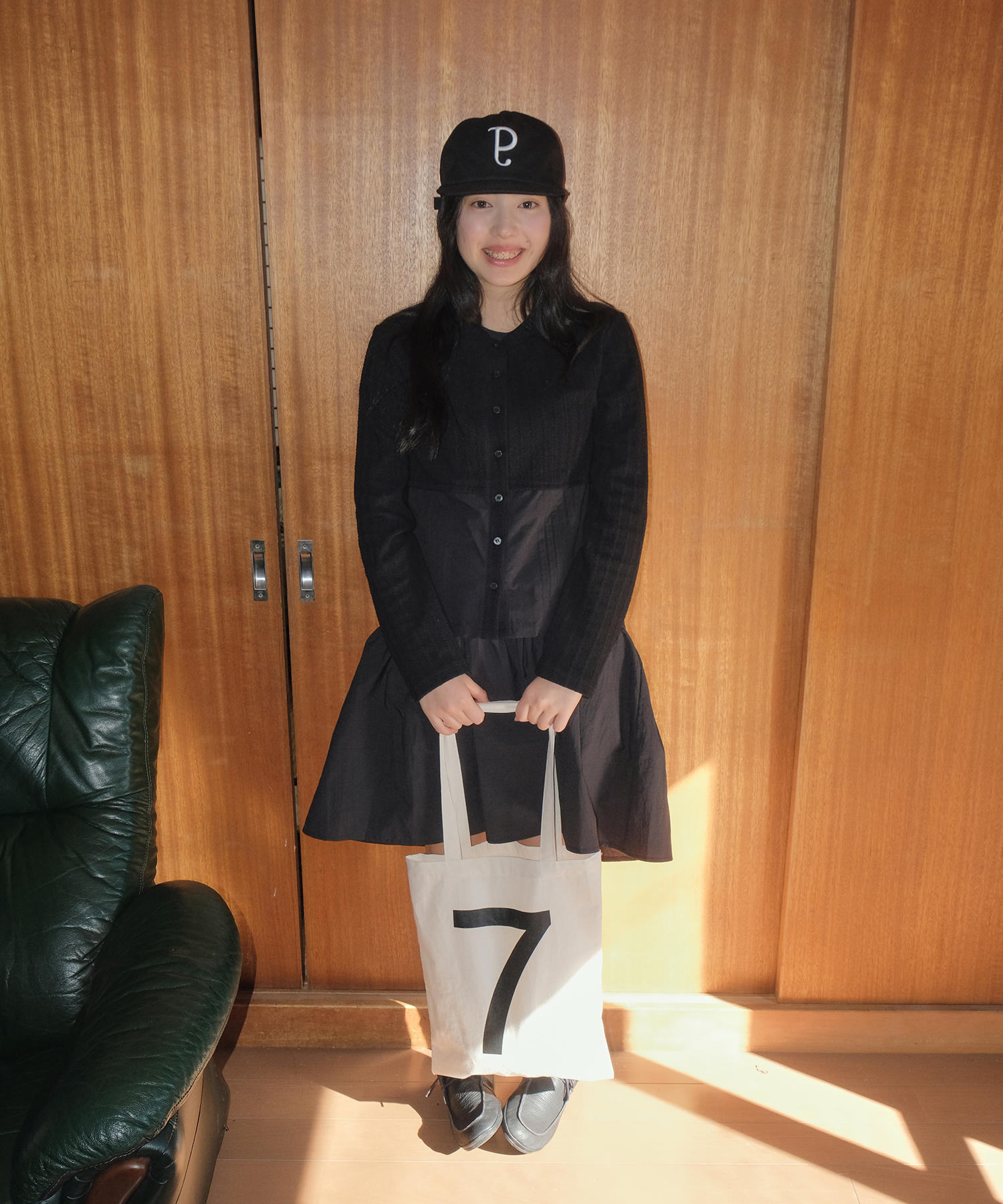 HALF BLOUSE HALF CARDIGAN BLACK