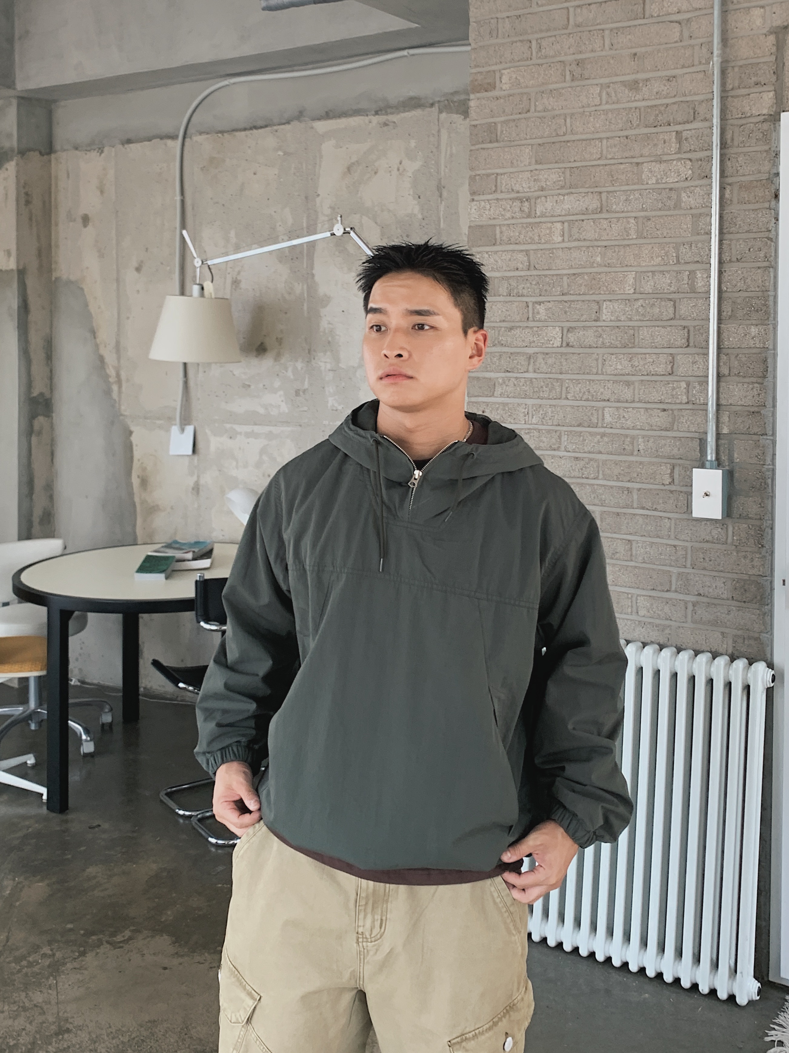 メッシュアノラックフードパーカー | ファッション通販サイト NUGU