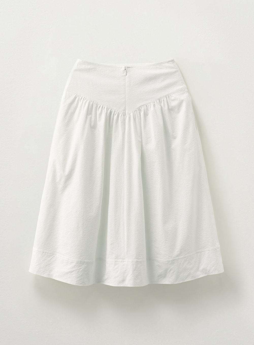 【SATUR】 (W) Seersucker Hole Skirt /追跡付 W) Seersucker Hole Skirt - White | ファッション通販サイト NUGU