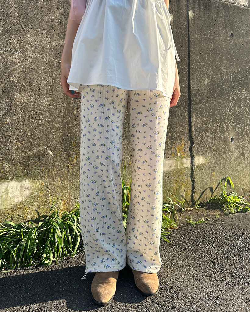 フラワーバンディングスウェットパンツ | ファッション通販サイト NUGU