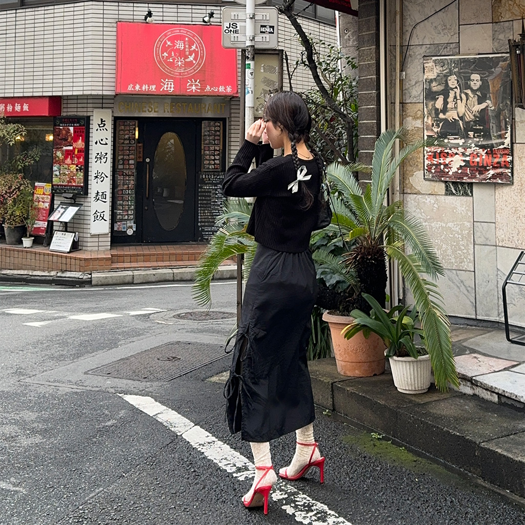 リブクロップドカーディガン | ファッション通販サイト NUGU