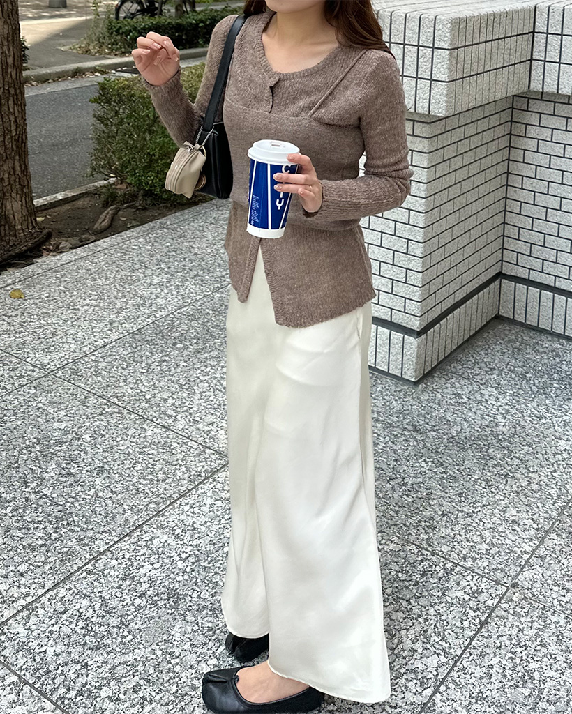 Light Fur Midi カーディガンとLight Fur ビスチェセット Light Fur Midi カーディガンとLight Fur ビスチェセット Light