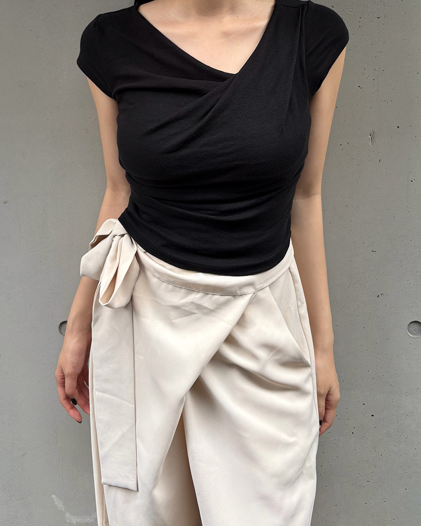 ワイドラップスラックス | ファッション通販サイト NUGU