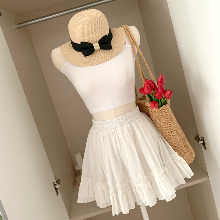 TRALALA フリルレースミニスカート フリルレースミニスカート | ファッション通販サイト NUGU