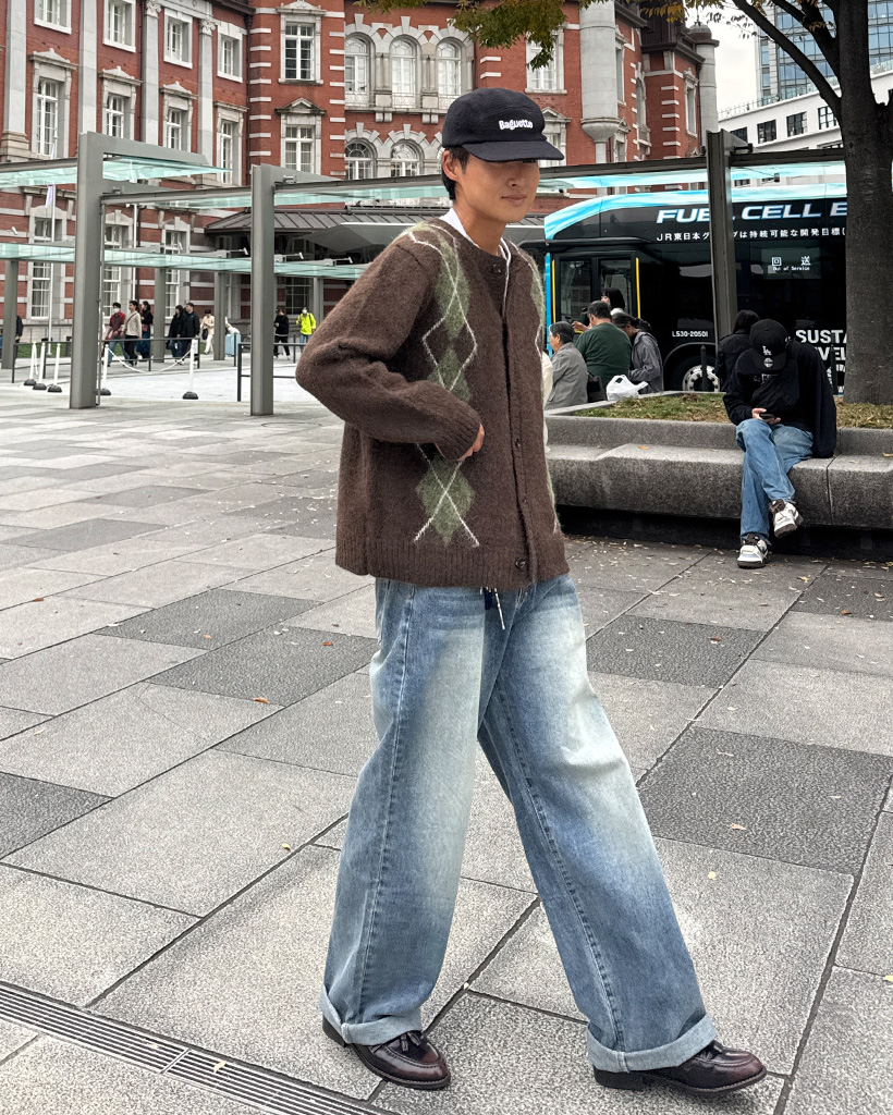 モヘアアーガイルカーディガン | ファッション通販サイト NUGU