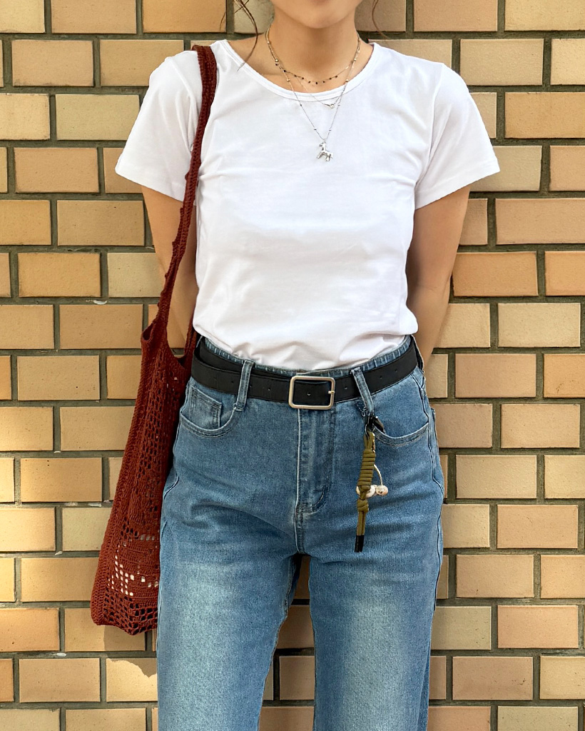ベーシッククルーネックTシャツ