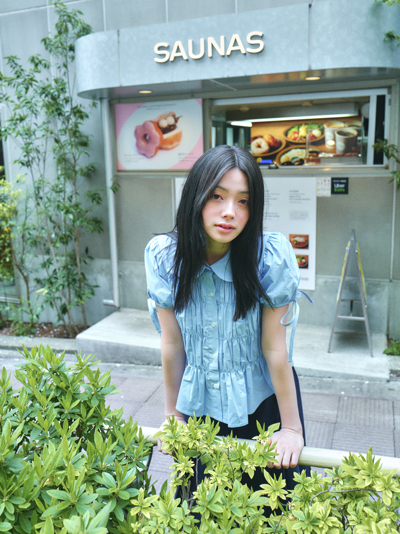 SHIRRING PUFF SHIRTS_SKY BLUE | ファッション通販サイト NUGU