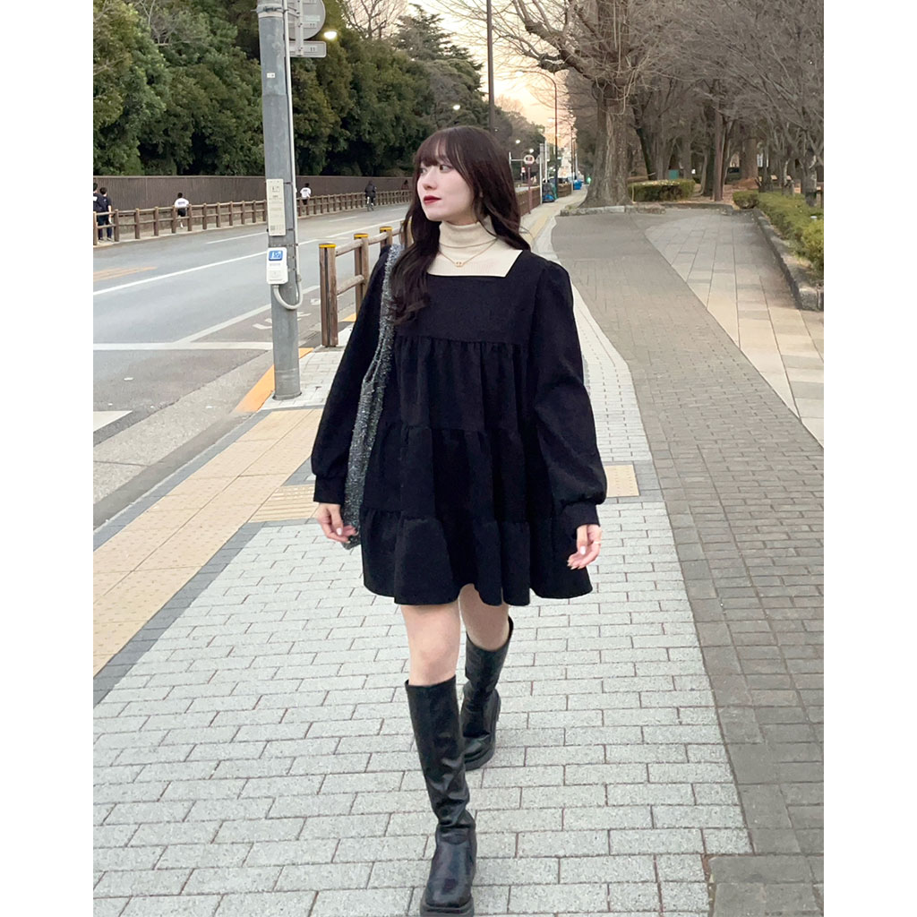 【LOULOUSEOUL】Muddy Baby Dress ミニワンピース ASOS LUXE off shoulder baby doll mini dress in bright floral
