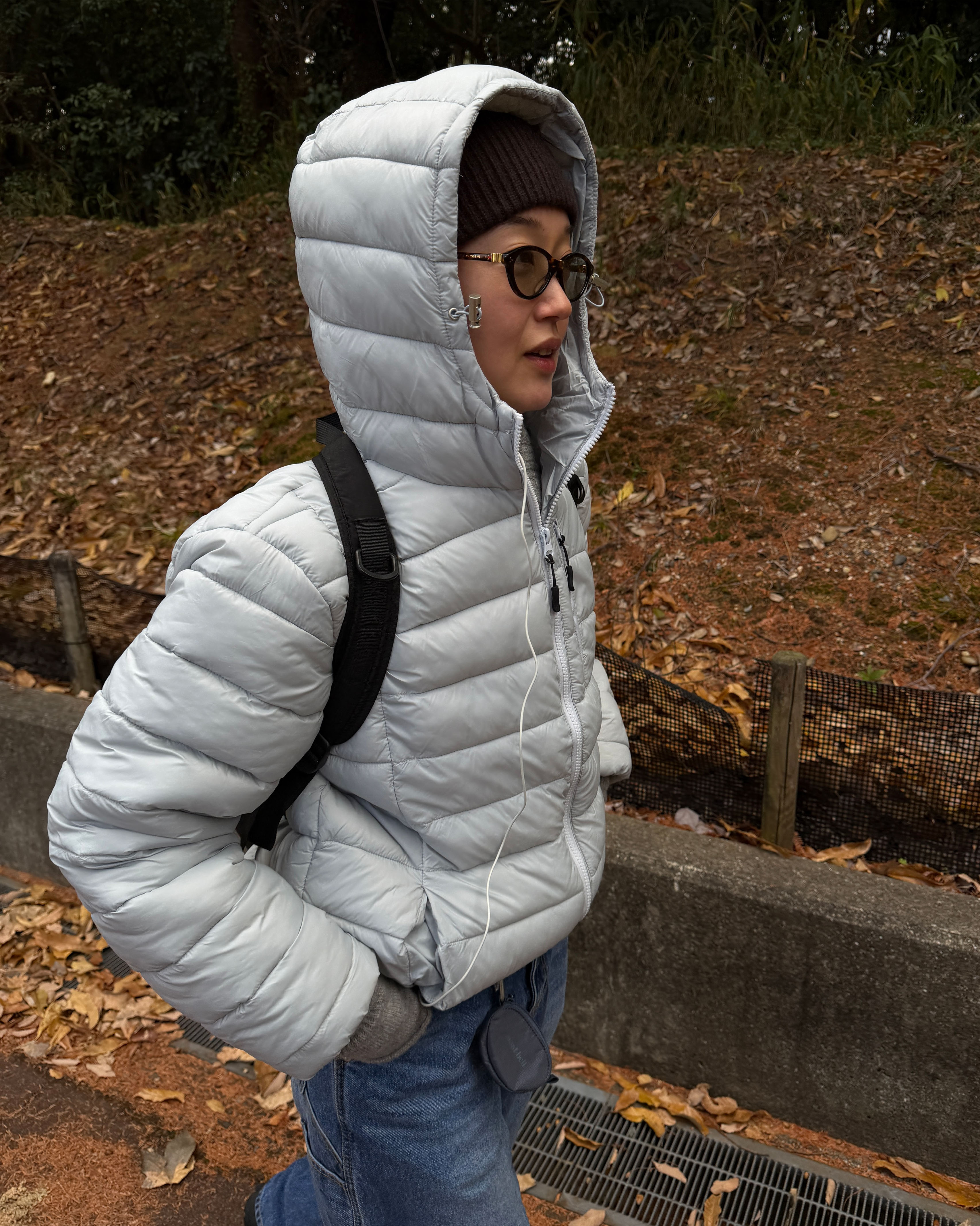 ハイネックライトパデッドジャケット