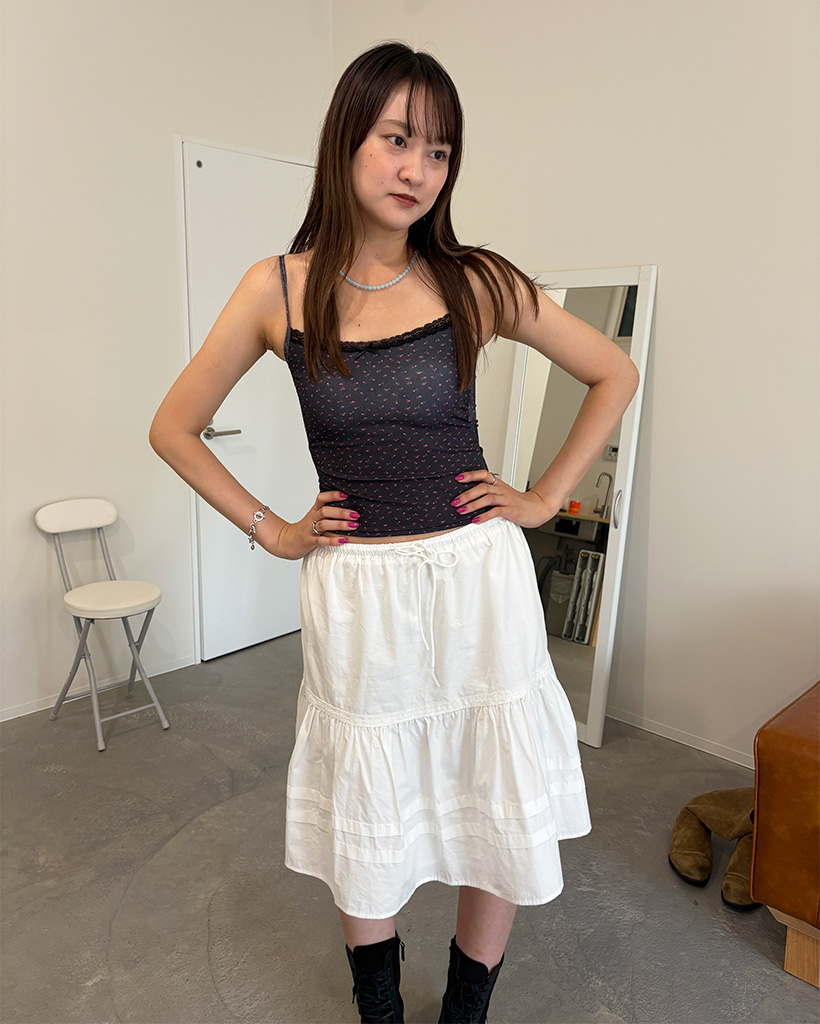 MiuMiu レザー トリム ジャガード ミディ スカート 高級感 レディース】デザイナーズ スカート コレクション｜MIU MIU公式