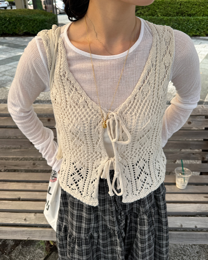 クロシェニットベスト | ファッション通販サイト NUGU