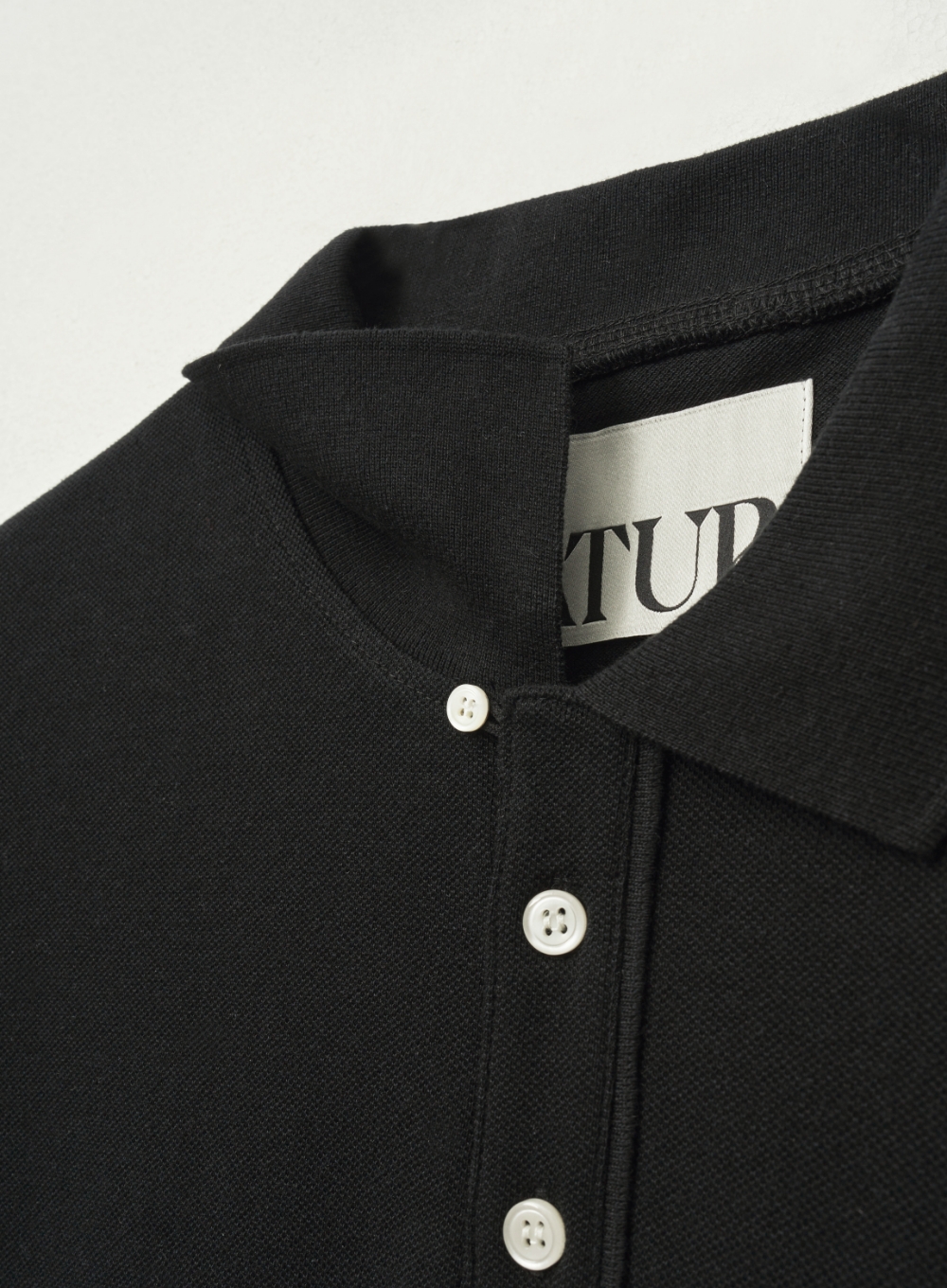 Basic Pique Polo T-Shirt - Black | ファッション通販サイト NUGU