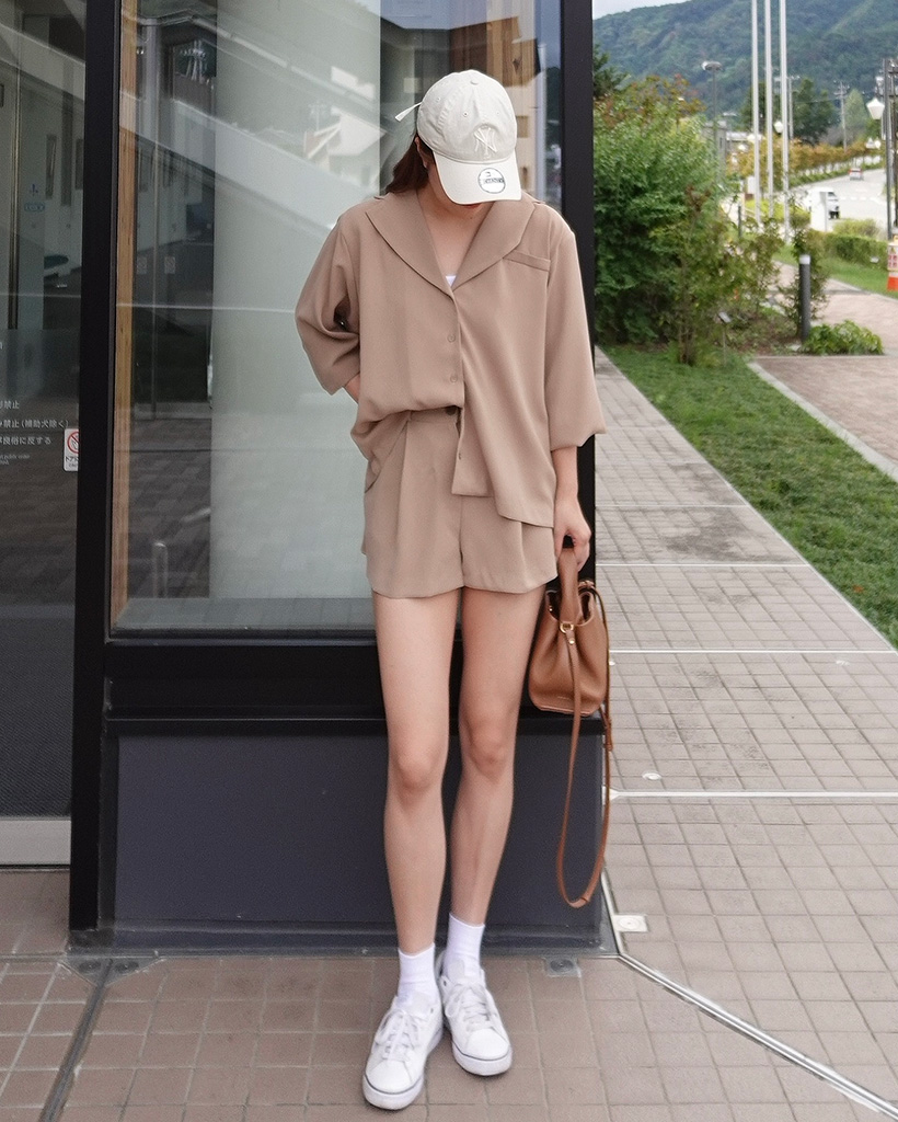 ジャケット×ショートパンツセットアップ | ファッション通販サイト NUGU