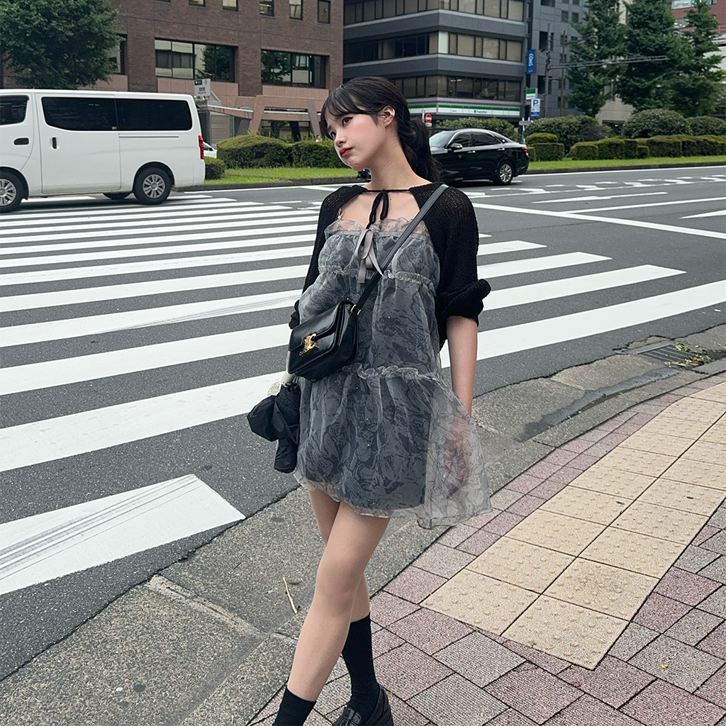 フォクシーニューヨーク 美品 シースルー ブラウス リボン シアー ボレロ 40 フォクシーニューヨーク FOXEY NEW YORK 美品 シースルー ブラウス