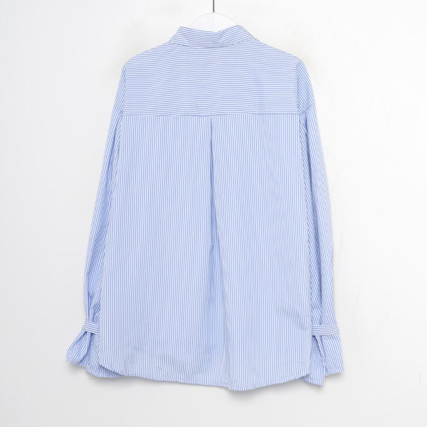 まぁ【美品】BALENCIAGAストライプフリル袖トップス フリルスリーブストライプシャツ | ファッション通販サイト NUGU