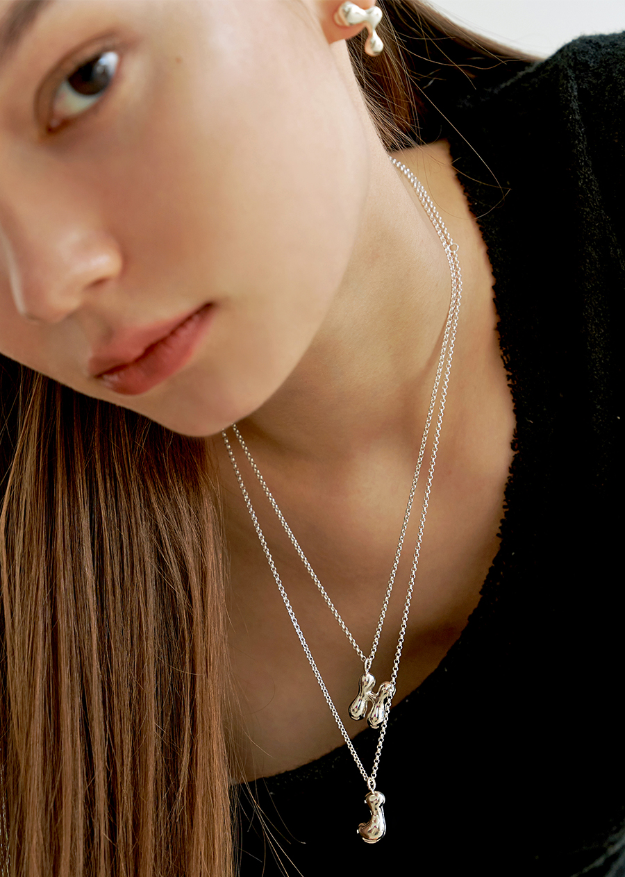 leeENoir■Flow Initial Necklace (classic chain) ネックレス Flow Initial Necklace (classic chain) | ファッション通販
