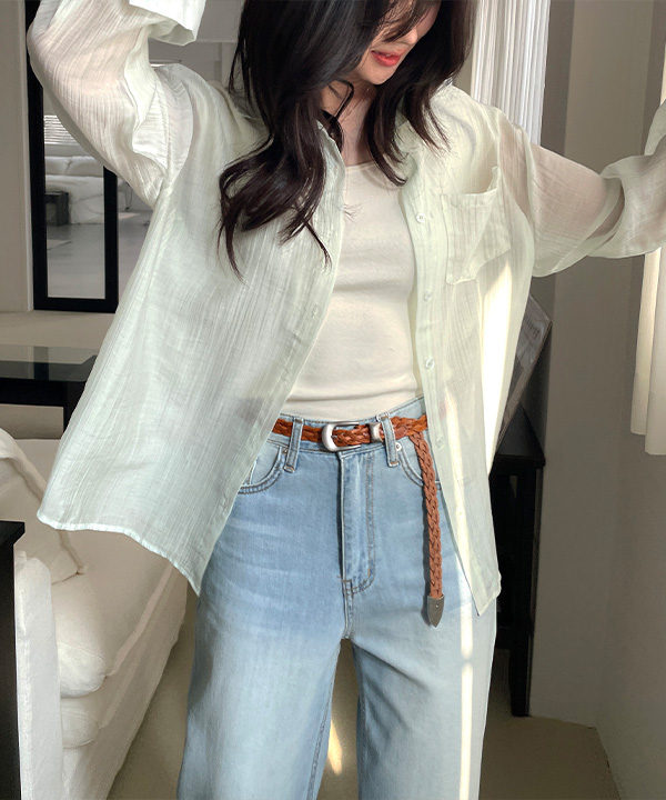 シースルーシャツ 冷感シースルーシャツ | ファッション通販サイト NUGU