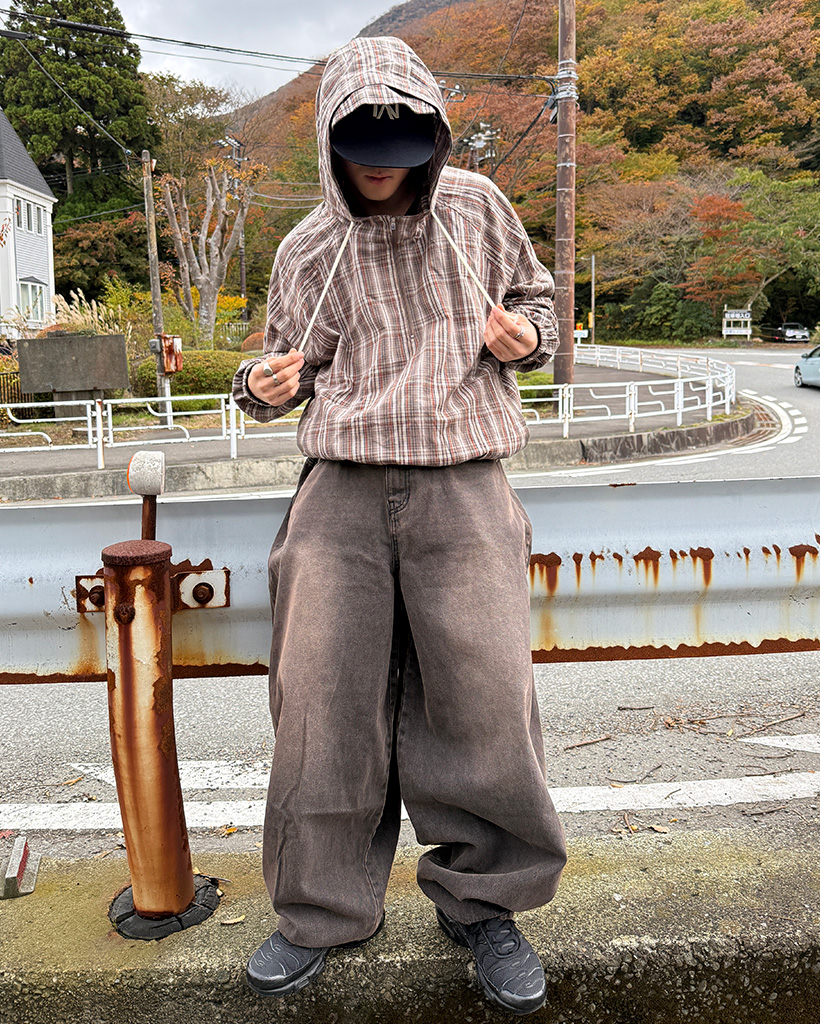 VESPA Digger's チェック柄アノラックジャケット チェック柄キルティングアノラック - ブラウン | ZARA Japan / 日本