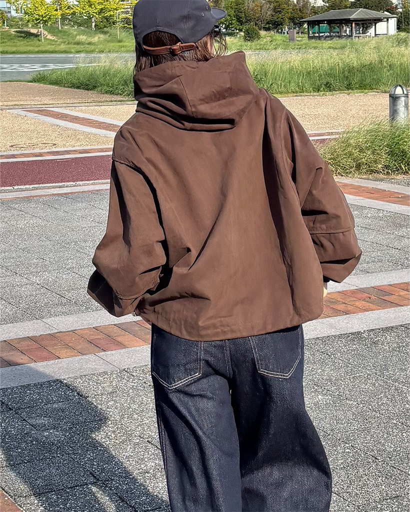 フードジップアップブルゾン | ファッション通販サイト NUGU