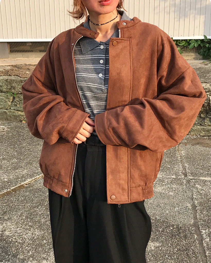 スエードブルゾン | ファッション通販サイト NUGU