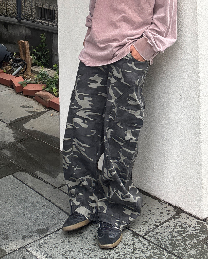 CRAMMY 迷彩柄 カーゴパンツ グレー系 カーゴパンツコレクション – CRAMMY