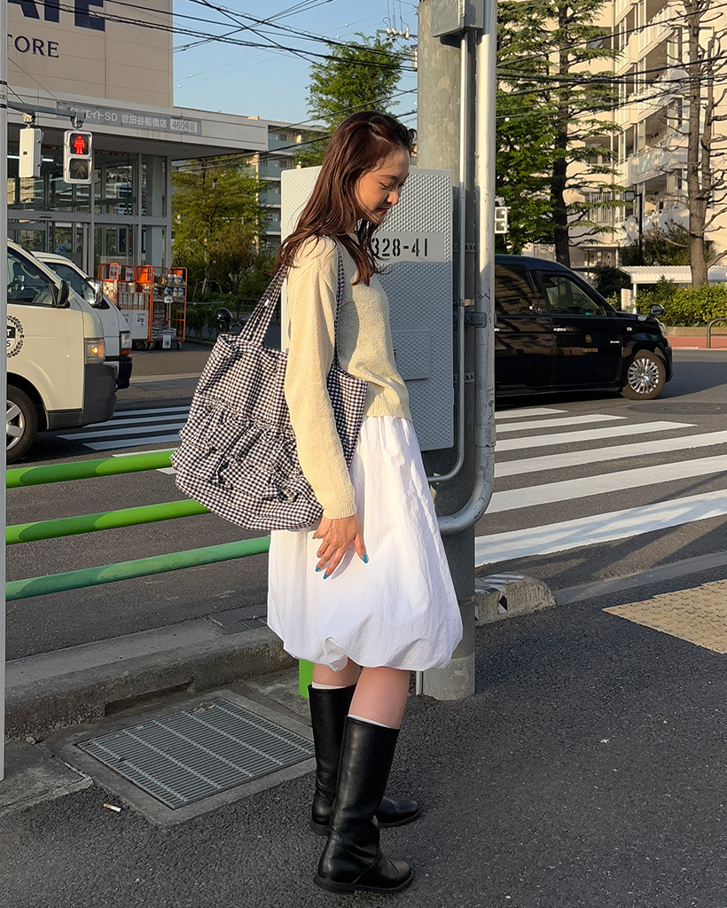 極美品✨PICTURES バルーンスカート 黒 近年モデル 総柄 沖縄
