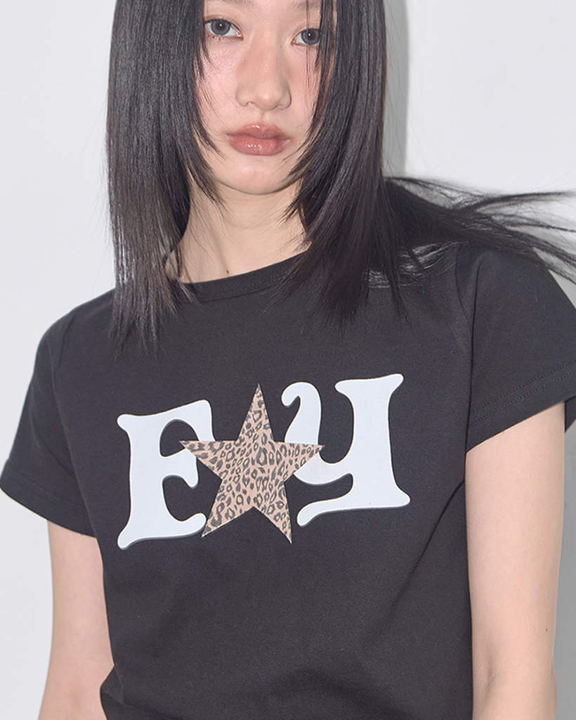 FY LEOPARD TEE (BLACK) F25QB100 | ファッション通販サイト NUGU