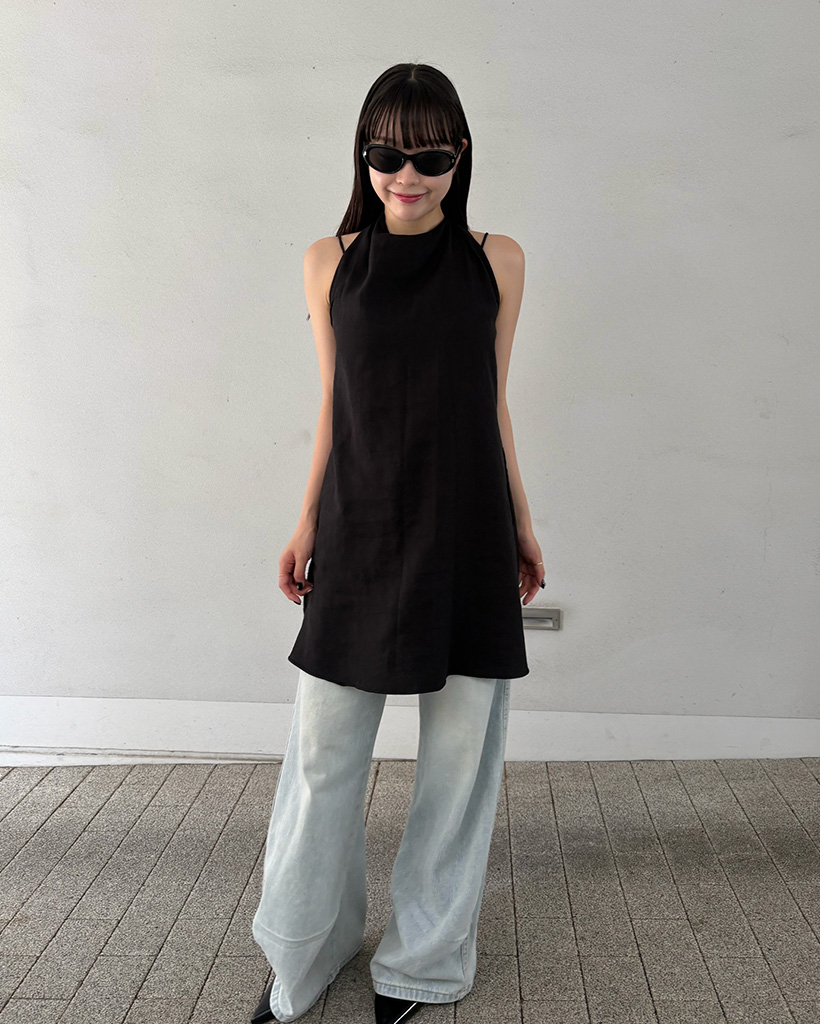 リネンミニワンピース | ファッション通販サイト NUGU