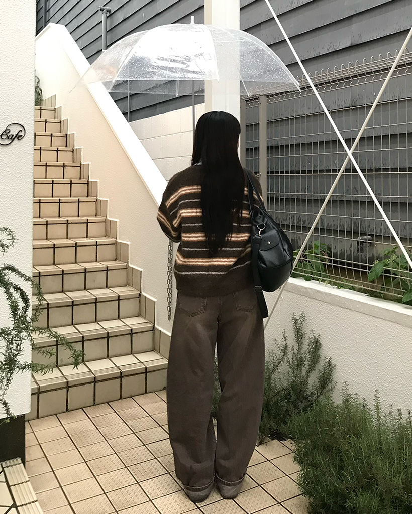 GRANCY ブラウン デニム L完売品 GRANCY｜グランシーのデニムパンツ（レギュラー）通販 - ZOZOTOWN