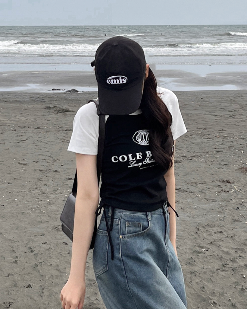 ストリングレタリングラグラン半袖Tシャツ | ファッション通販