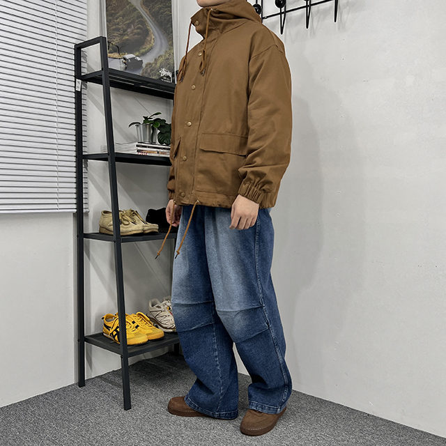 ストリングフード付きジャケット | ファッション通販サイト NUGU