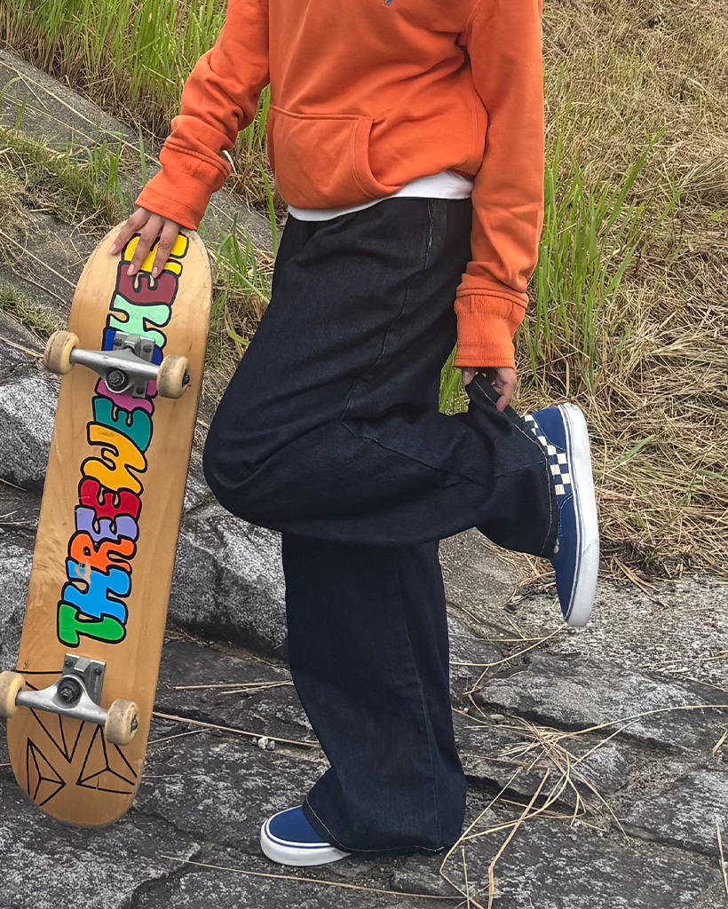 バルーンワイドデニムパンツ