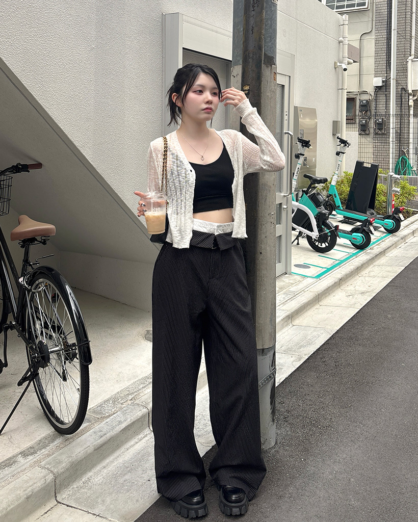 ALONE ストライプ スラックス oldjoe phigvel アプレッセ ALONE ストライプ スラックス oldjoe phigvel アプレッセ A