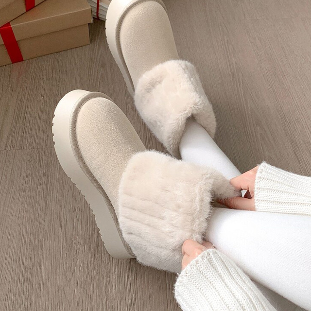 レッグウォーマーファームートンブーツ | ファッション通販