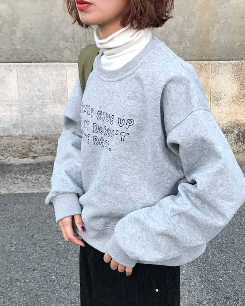 レタリングトレーナー | ファッション通販サイト NUGU