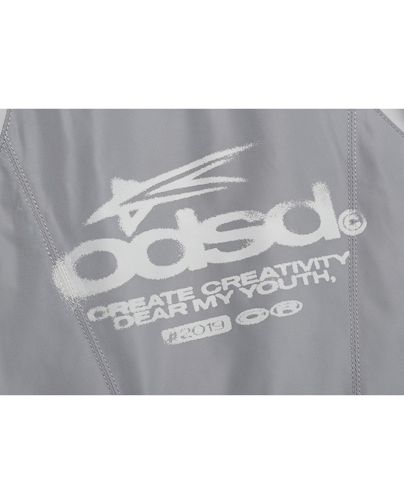 Odsd Curved Sporty String Bag - GRAY | ファッション通販
