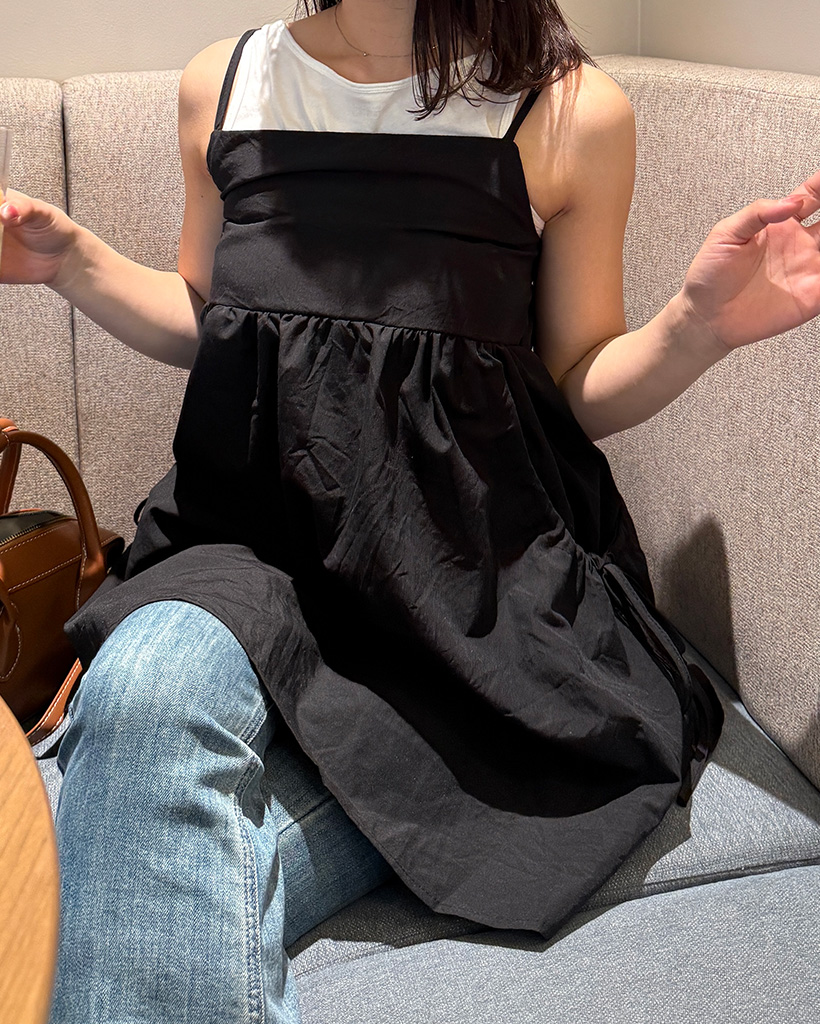 美品 ジョリーミニョン ポケットリボン付き ジャガードワンピース 36 jolie mignon｜上質で洗練された大人の服
