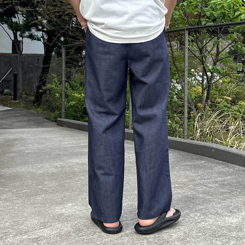 2点 セット デニム2タック入りワイドパンツ | ファッション通販サイト NUGU