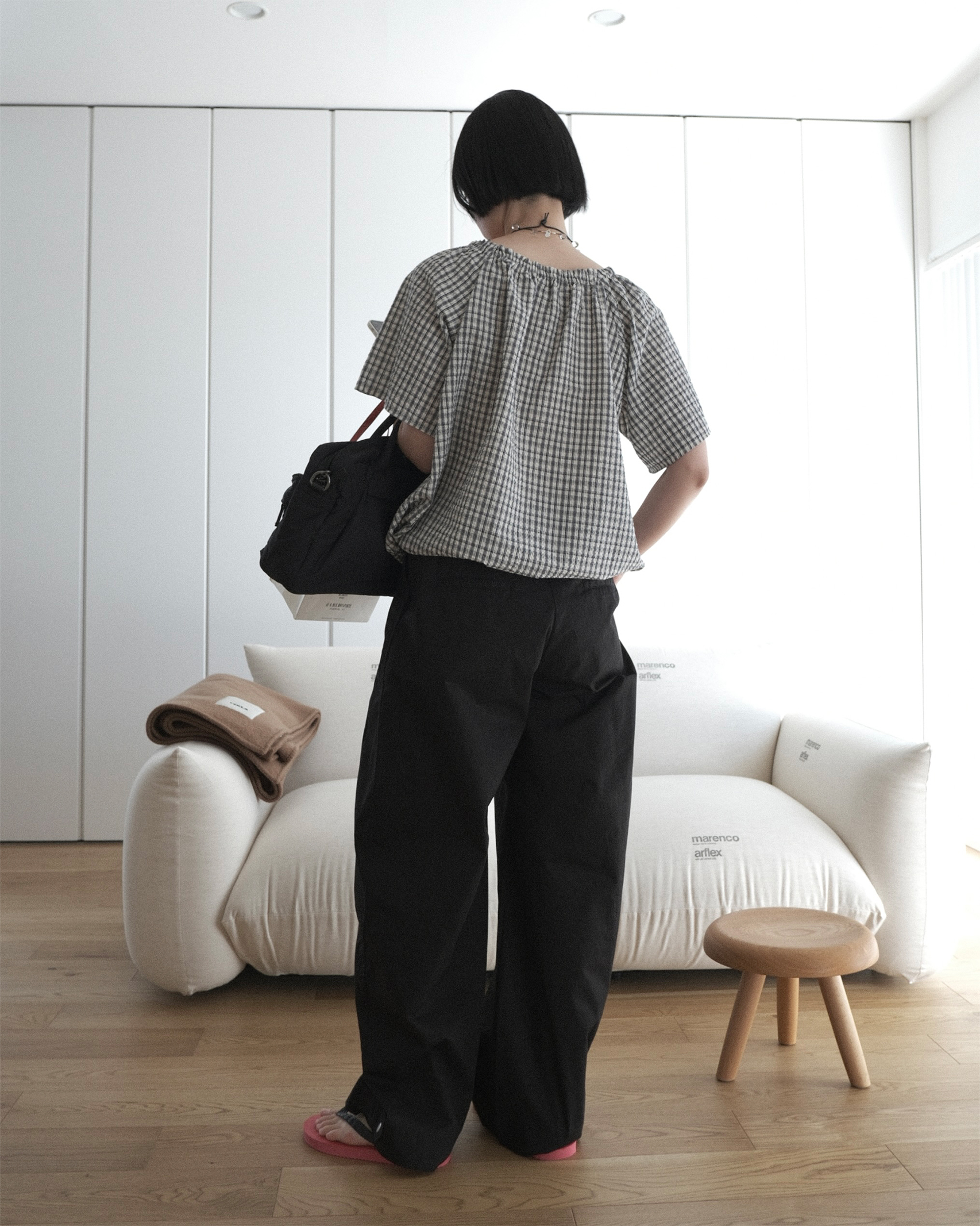 スナップボタンバルーンパンツ | ファッション通販サイト NUGU