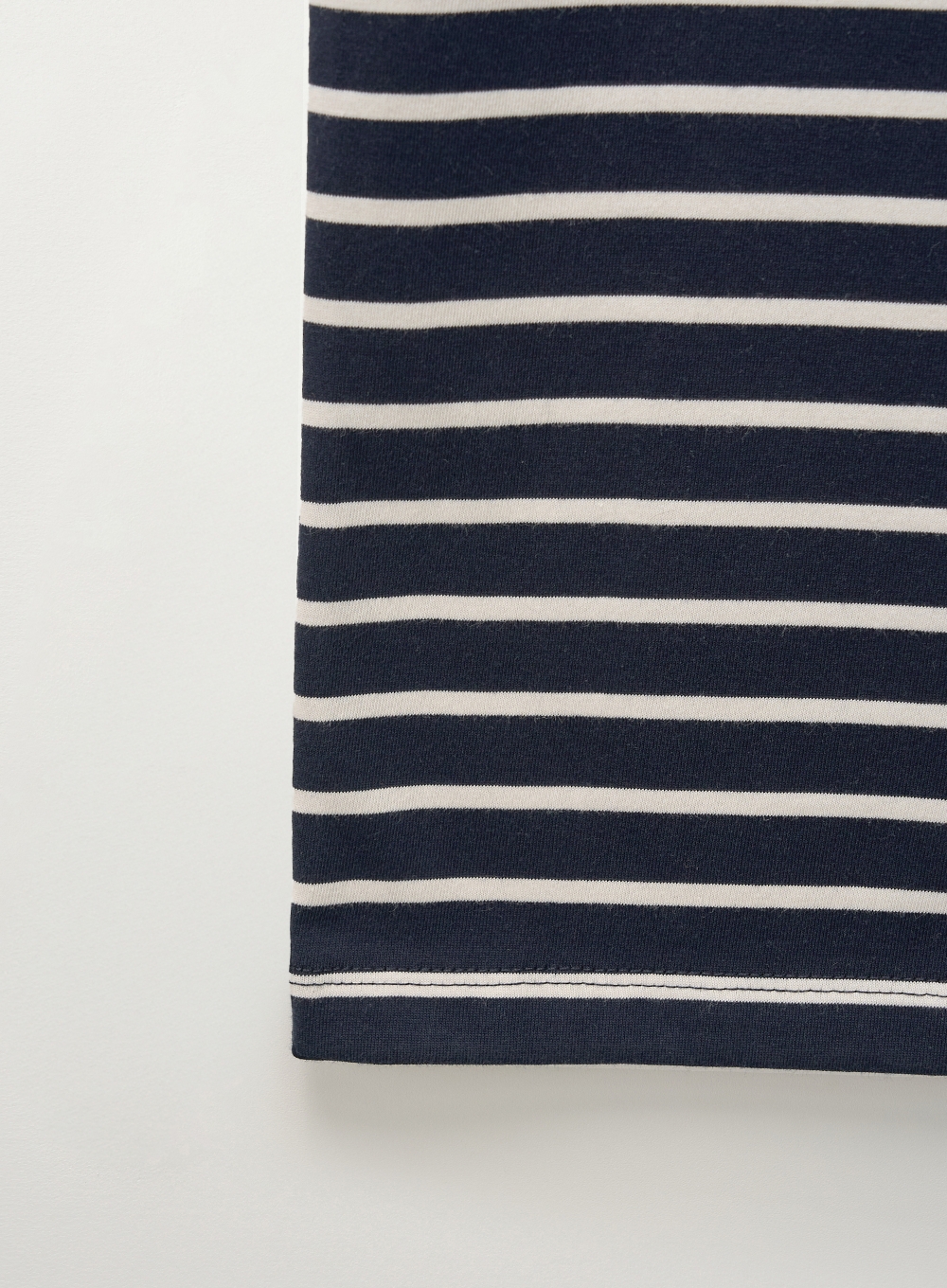 All Day Crew Neck Layered Sleeveless Top - Navy Stripe
